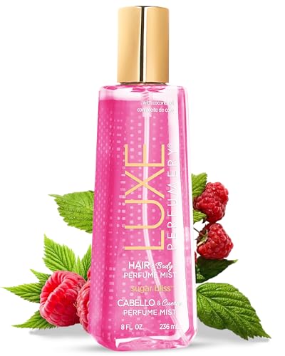 Luxe Perfumery Hair & Body Perfume Mist Sugar Bliss, 8.0 fluid ounce
