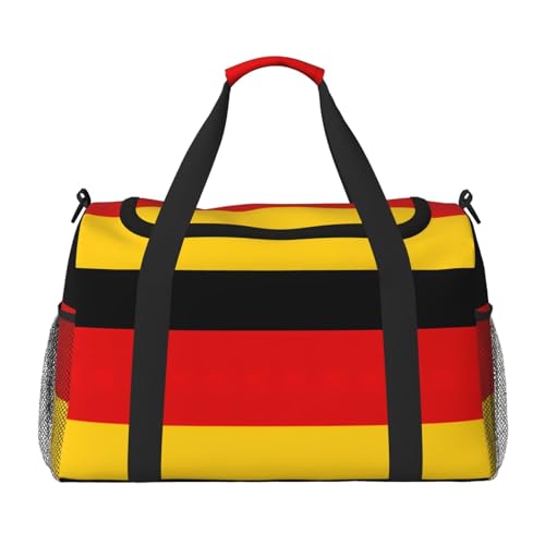 German flag print Personal Item Bag Large Duffel Bag Travel Bag Weekender Bag Gym Bag Tote Duffel bag