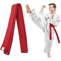 COYUN 1 Piezas Cinturón Taekwondo Rojo, Cinturón de Judo,