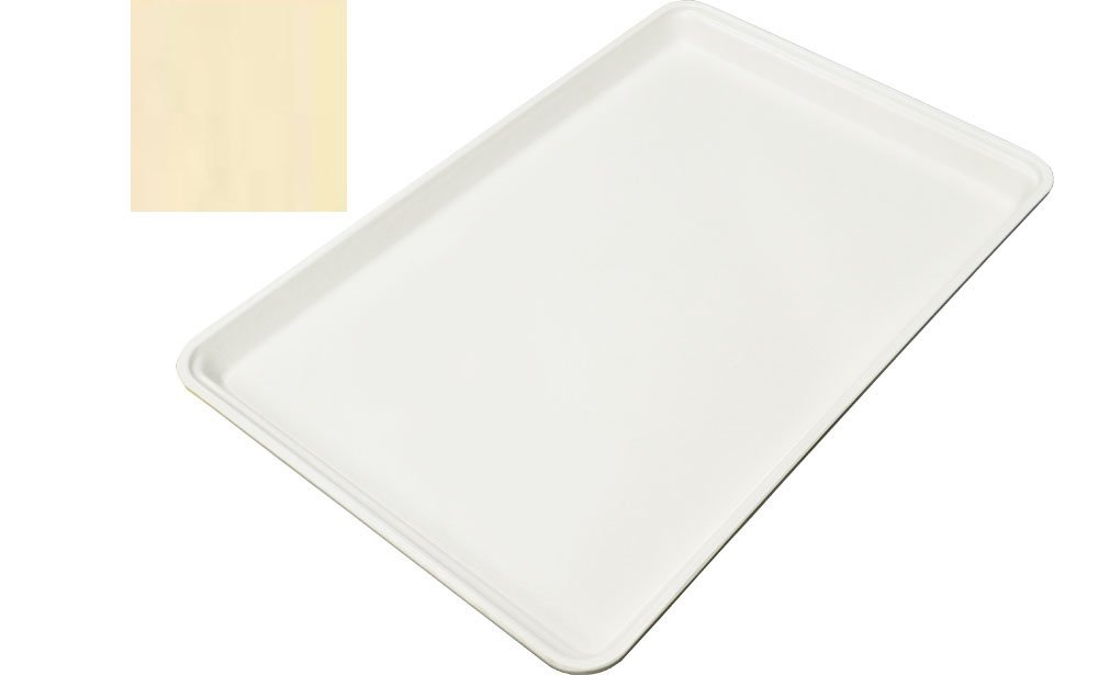 MFG Fiberglass Market Display Tray 18" x 26" 1-1/8" High (1 Each) (Cream)