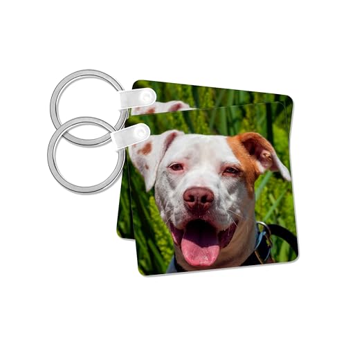 Porte-clés rose 3D lot de 2 pour retrouver vos clés facilement