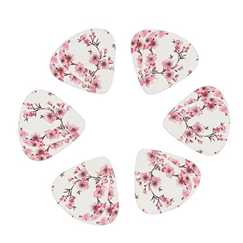 Médiators Guitare Pack de 12 Médiators Fleurs de Cerisier pour Guitare Électrique Guitare Acoustique Diverses Guitares - Les Beatles, Paul McCartney, John Lennon, RIngo Starr, George Harrison Médiators Guitare Pack de 12 Médiators Fleurs de Cerisier pour Guitare Électrique Guitare Acoustique Diverses Guitares