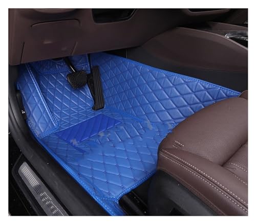 Tapis de voiture personnalisés Ford Explorer 2021 finition luxe bleu