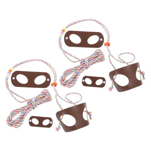 Happyyami Outdoor Reptile Leash Lizard Walking Lead Bearded Dragon Accessory 2 Pack Adjustable Harness Design