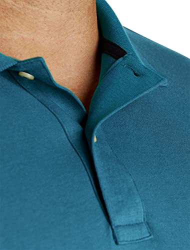 Image of Nautica Men's Classic Fit Short Sleeve Dual Tipped Collar Polo Shirt