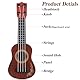 BESPORTBLE Ukulele-Spielzeug aus Kunststoff für Kinder – Miniatur-Musikinstrument für Kinder Pädagogische Spielzeuggitarre (Dunkelbraun)