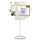 ApoloSign 32'' UHD 4K Smart Portable TV 2nd Gen, 16(8+8) GB RAM+256GB, Android 15, EDLA-Certified, Portable Touch Screen Monitor, Built-in 15000mAh Battery, Full Swivel Rotation, Voice Remote Control