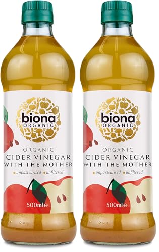 Image of Biona Organic Apple Cider Vinegar, 500ml (Pack of 2)