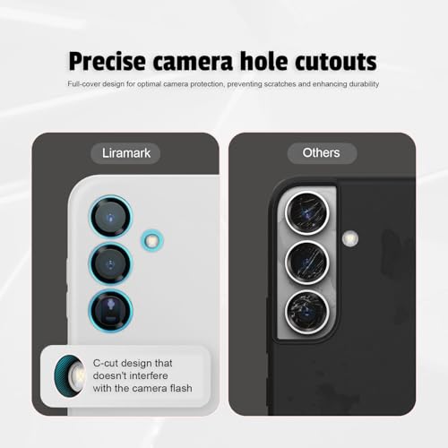 Image of LIRAMARK Liquid Silicone Soft Back Cover Case for Samsung Galaxy S25 Plus / S25+ 5G (White)