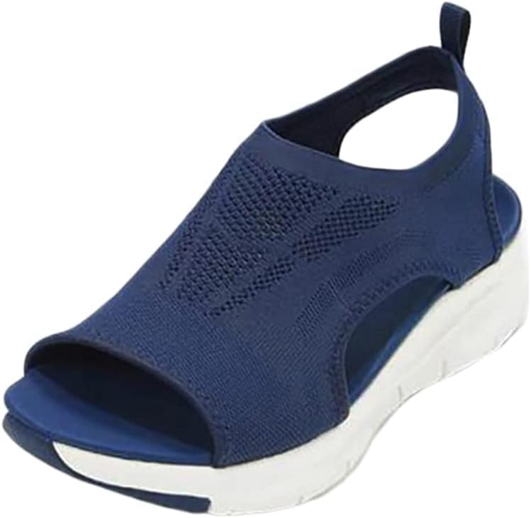 Women's Breathable Orthopedic Sandals 2025，Soft Mat Diabetic Sandals，Summer Comfortable Walking Tennis Shoes Sandals Arch Support Wide Fit Plantar Fasciitis Sport Summer Dressy Shoes for Wome3