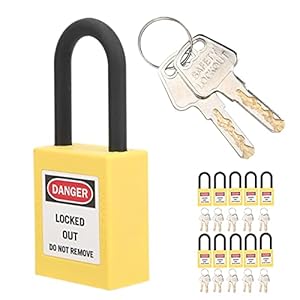 Cryfokt Safety Padlocks 10-Set Industrial