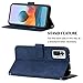 Asdsinfor Flip Case for Redmi Note 10 Pro Faux Leather Wallet Holster with Cards Holder Kickstand Magnetic Closure Shockproof Folio Protect Cover for Xiaomi Redmi Note 10 Pro. Blue YBS