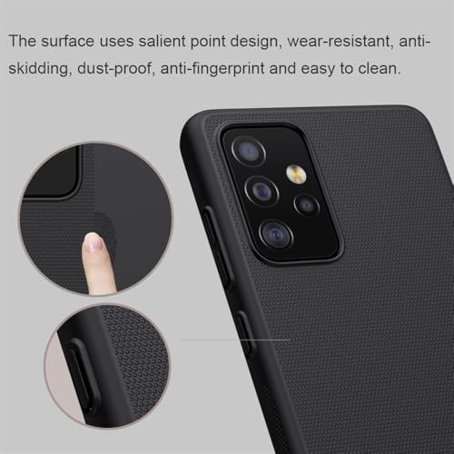 Coque Samsung A72 Anti-Rayures Rouge Givrée Coque Rigide Durable - 3