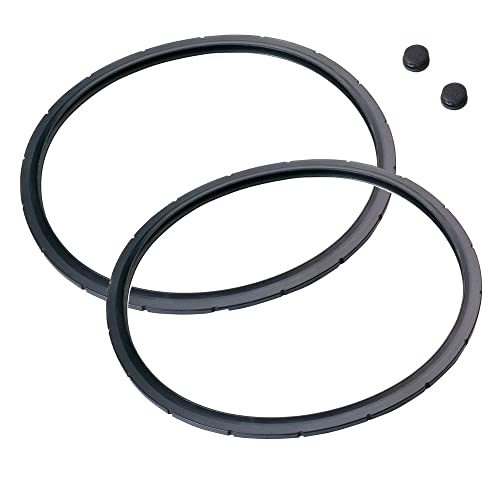 2 Pack 09985 Pressure Canner Sealing Ring & Overpressure Plug Gasket for Presto 01751 01781 01784 01745 01755 01782 Pressure Cooker (16 Quart/18 Quart/23 Quart)