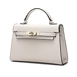 Vielfältig einsetzbar: Diese Handtasche hat Handschlaufen und Schultergurte, die verstellbar und abnehmbar sind, was sie zu einer Mehrzwecktasche macht. Du kannst sie als Handtasche, Umhängetasche, Tragetasche, Arbeitstasche verwenden, solange wie du möchtest. Der schlichte und modische Look macht sie zu einer ausgezeichneten Wahl für Arbeit und Freizeit. Toll zu Freizeitkleidung, formeller Kleidung, Stöckelschuhen oder flachen Schuhen.