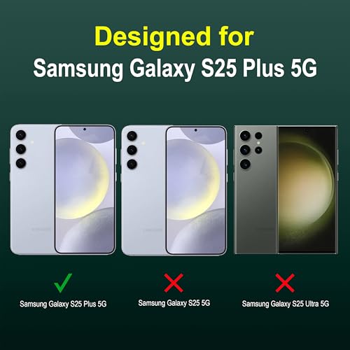 Image of Zapcase Back Case Cover for Samsung Galaxy S25 Plus 5G | Compatible for Samsung Galaxy S25 Plus 5G Back Cover | Liquid Silicon Magic Case with Camera Protection | Dark Green