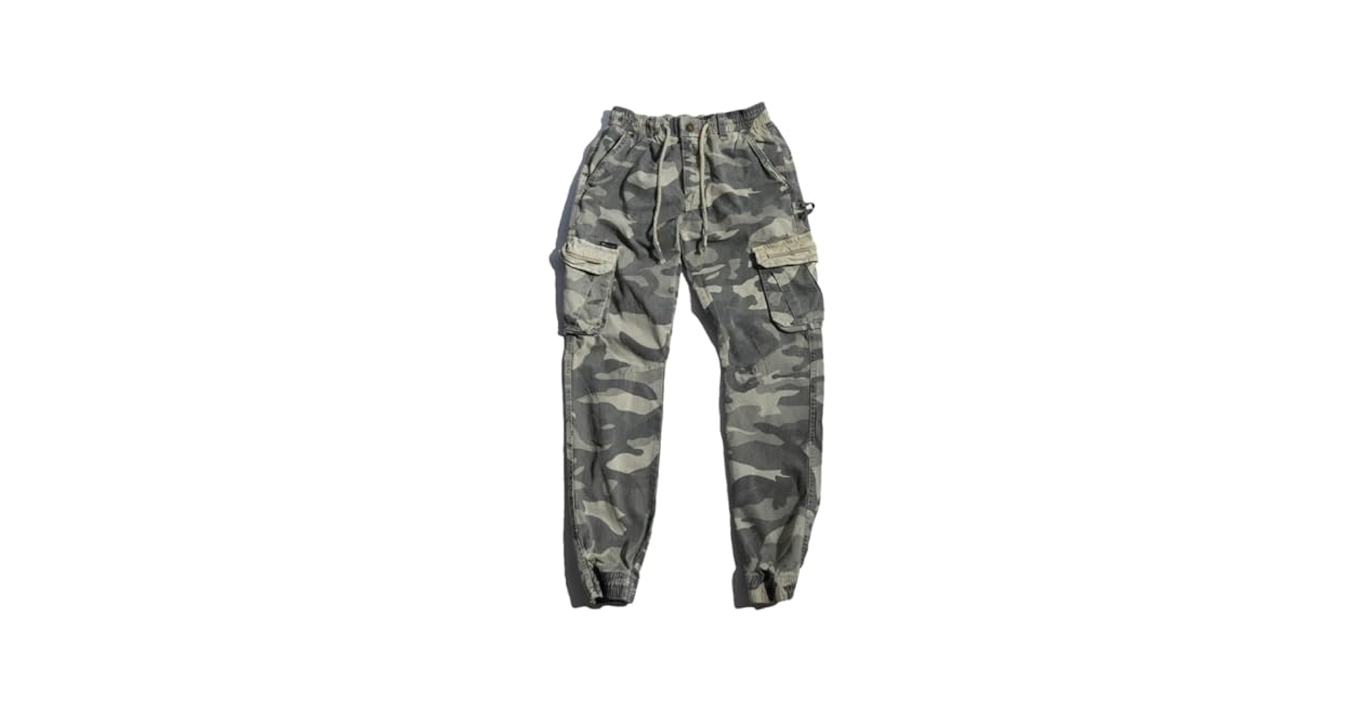 Mens Cargo Pants Multi-Pocket Japanese Streetwear Trousers