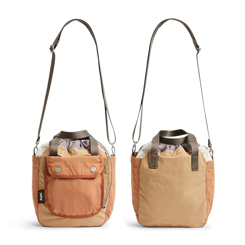 Bellroy Cinch Bucket Bag (compact 9 liter lightweight crossbody bag with external organization, internal zip pocket, adjustable shoulder strap, and adapts to be carried three ways) - SandDune2