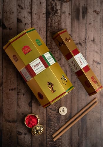 Image of Natural Fragrance Premium 6 Fragrance Drystick Dhoop for Puja, Home & Office, Meditation & Festive Fresh Vibes - Pack of 6 (Pooja Paath Azarro, Rose, Kasturi, Sindoor, Big Boss, Namaskar)
