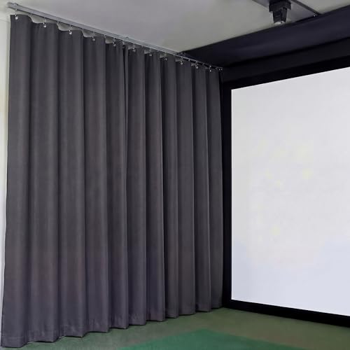 SmoothNovelty 12x10 ft Golf Simulator Curtain Blackout Panel