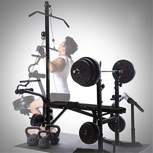 Adjustable Weight Bench Set,Strength Training Benches, Multifunctional Weight-Lifting Bed Weight-Lifting Machine Fitness Equipment for Home/Office/Gym