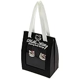  Hello Kitty 925 Sterling Ohrringe Geschenk-Set (Silberohrringe großer Kopf)