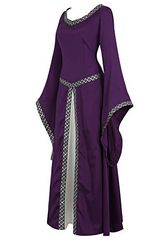 Kranchungel Renaissance Dresses for Women Costume Fairy Renaissance Dress Ball Gown Medieval Irish Peasant Dress