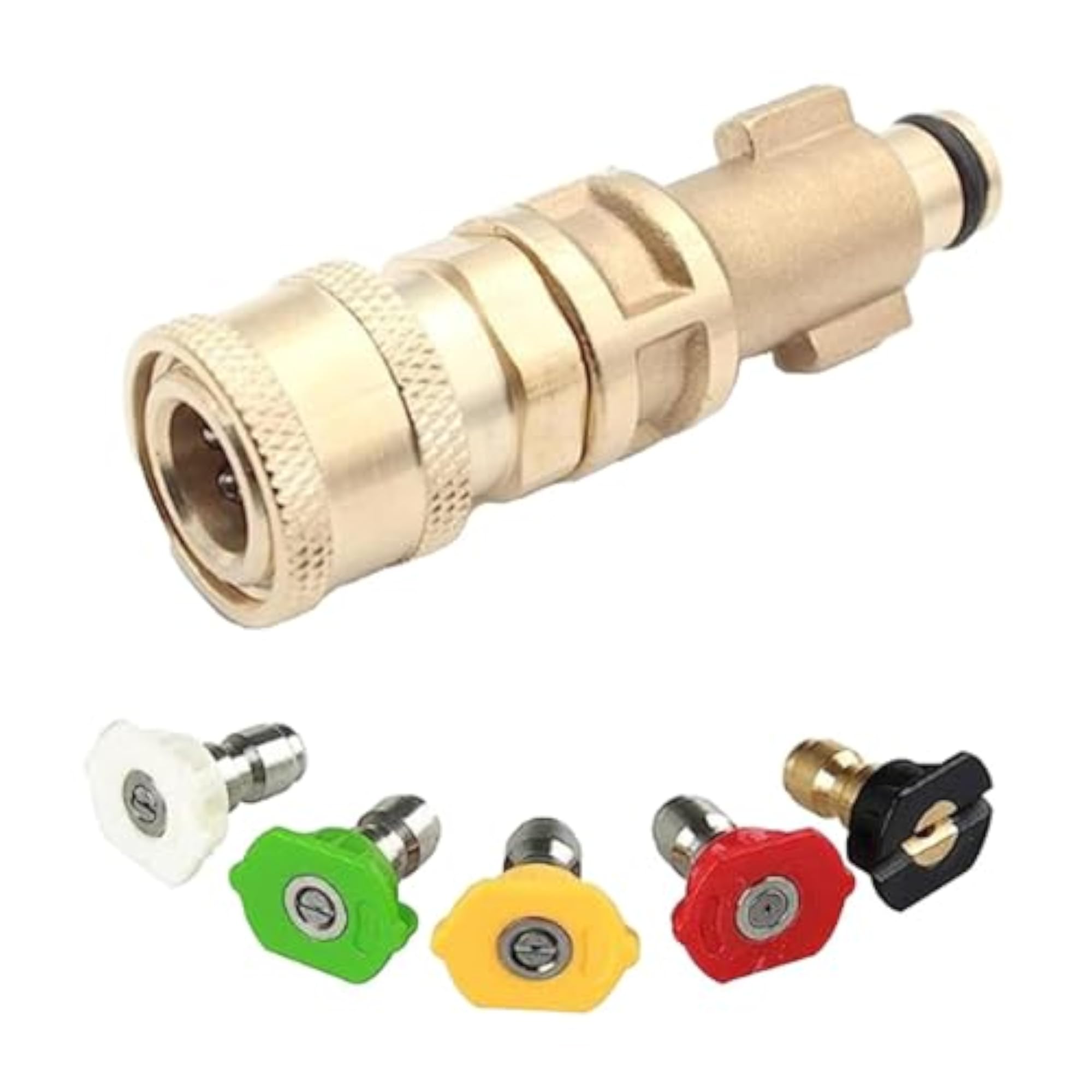 1/4 inch Quick Connector with 5 Nozzle Tips