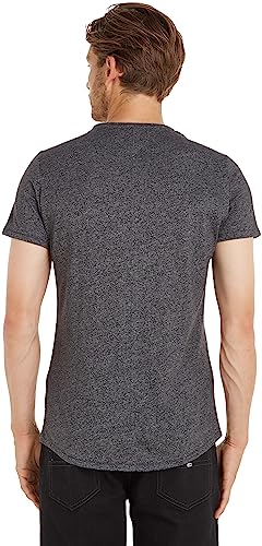 Tommy Jeans Men's TJM Xslim Jaspe C Neck Ext Dm0dm09586 S/S Knit Tops (Pack of 1)