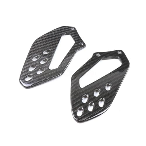 Plaques talon carbone S1000RR anti-rayures pour carénage pédale