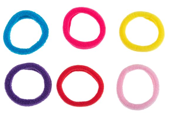 Miniatura 10 de Gomas elásticas para el cabello que no Provoca daños, paquete de 100 unidades multicolor