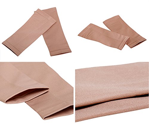 ieasysexy Hot Sale 1 Pair Women 420D Elastic Breathable Stretch Skinny Calf Leg Weight Loss Wrap Belt Massager Slimming Thigh Knees Sleeve Leg Shaper Compression Socks Burn Fat Thin Leg Socks - Thumbnail 3
