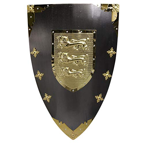 BladesUSA MC-4013 Medieval Shield 28-Inch x 18.5-Inch