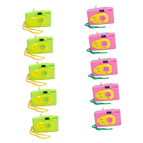 10 Mini Fotocamere per Imitazione per e Colori Casual per Ragazzi e Ragazze Colore Casuale