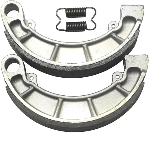 Master Chen Rear Brake Shoes for Honda Nighthawk CB 750 91-03/ CB650 83-85 - Shadow VLX 600 88-93/ VT 600 88-07 - (GL 500 650 Silverwing VF 500 700 750 Magna Sabre CX500 CHECK YEARS) Drum H321 MC0261