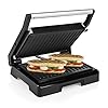 Tristar GR-2854 Contactgrill GR-2854 Contactgrill, Zwart, Roestvrij staal, Kunststof, Rechthoekig, 230 x 145 mm…