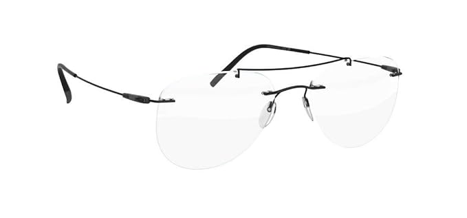 aviator rimless glasses