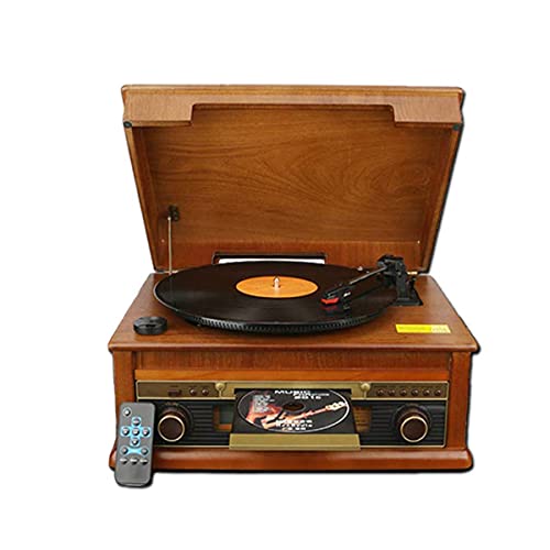 Platine Vinyle Portable LP Tourne-Disque électrique Vintage Lecteur CD Radio Tourne-Disque Bluetooth 3 Vitesses avec Haut-Parleur intégré enregistreur Marron Bonjour - Les Beatles, Paul McCartney, John Lennon, RIngo Starr, George Harrison Platine Vinyle Portable LP Tourne-Disque électrique Vintage Lecteur CD Radio Tourne-Disque Bluetooth 3 Vitesses avec Haut-Parleur intégré enregistreur Marron Bonjour