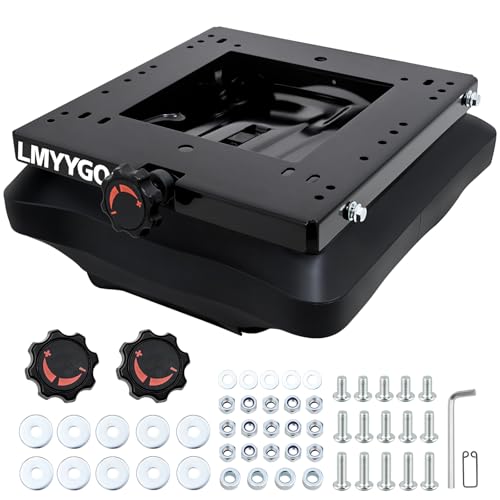 Seat Suspension Kit Without Seat Slider Track for Zero Turn Lawn Mower Tractor Forklift,Compatible with Most Aftermarket Seats,Universal Seat Suspension Kit,Max Weight Capacity 290LB