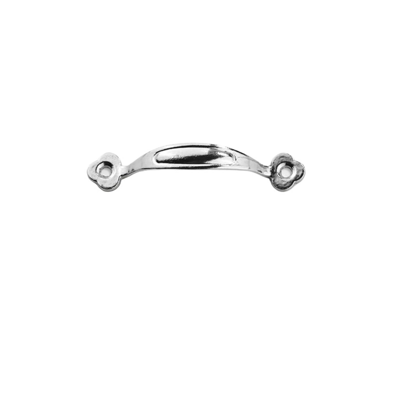 Yilwpv 79Mm-Silver 2Pcs Vintage Knobs Drawer Pulls Antique Zinc Alloy Cabinet Handles Bronze Door Furniture Handle Sets(79Mm-Silver)