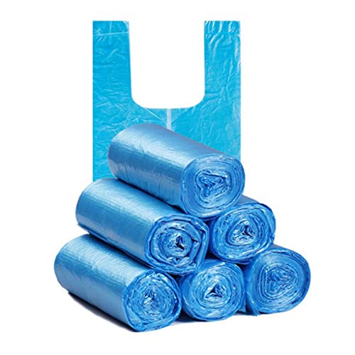 LKJHG Sac Poubelle Biologique de 15L avec Une poignée biodégradable, Un Sac Poubelle pour déchets biologiques/Alimentaires ou poubelles ordinaires