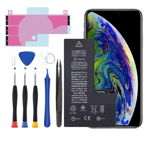 AFSONGOO Battery for iPhone Xs, Upgraded Phone XS Battery Replacement Compatible with iPhone Xs A1920, A2097, A2098, A2100 with Professional Repair Tools Kit