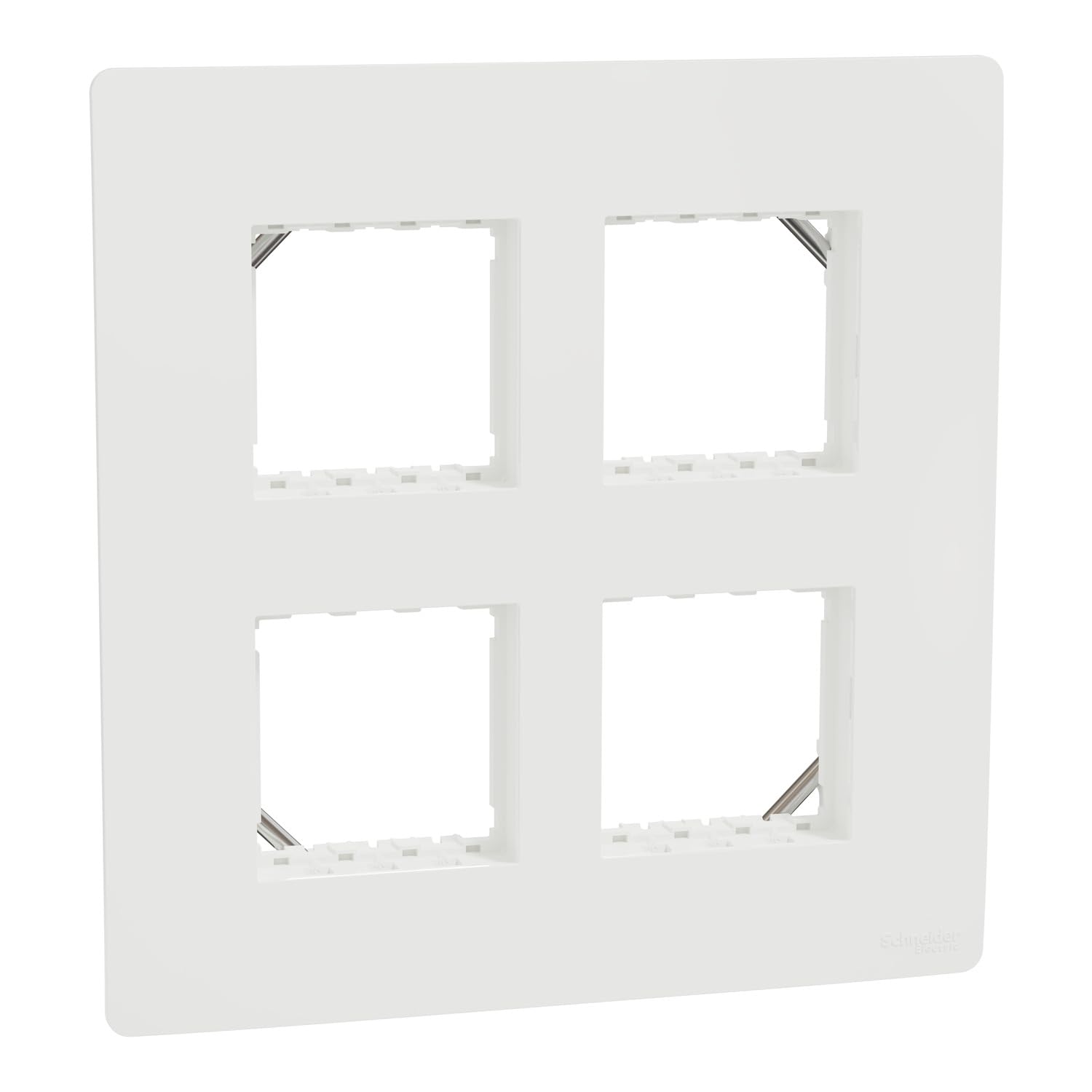 Schneider Electric 8M Grid & 8M Cover Frame Square, Miluz ZeTa - MZCP8MS_WH White-picture-39
