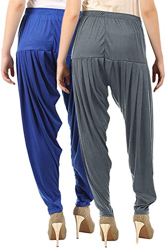 Image of Buy That Trendz Patiala Salwar for Women Relaxed Fit Viscose Patiyala Salwar Harem Bottom Pants