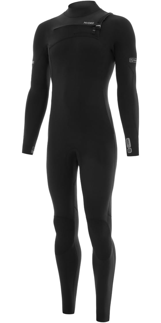 Nyord 2026 Hommes Solu Yulex 4/3mm Chest Zip Combinaison Néoprène SOLM43001 - Black