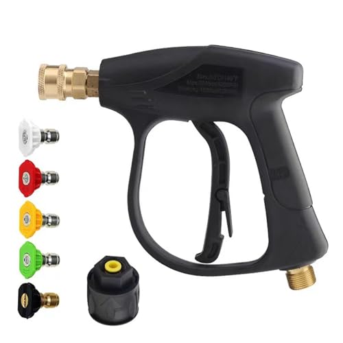 High Pressure Washer, 4350PSI Electric Power Washer with 5 Nozzles, Heavy Duty Pressure Cleaner for Car Washing, Patio Cleaning, Driveway, Deck, Garden, Outdoor Cleaning, 13A UK Plug