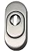 Produktbild Edelstahl Schutzrosette SR-5246 Oval Schieberosette mit ZA Türbeschlag