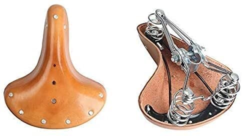 Assento almofadado para bicicleta, sem nariz, selim para mountain bike, confortável, vintage, selim