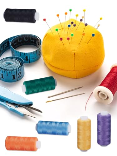10 hilos de coser surtidos de poliéster miniatura 3