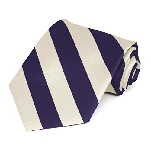 Image of tiemart Men's Striped Tie Standard Length